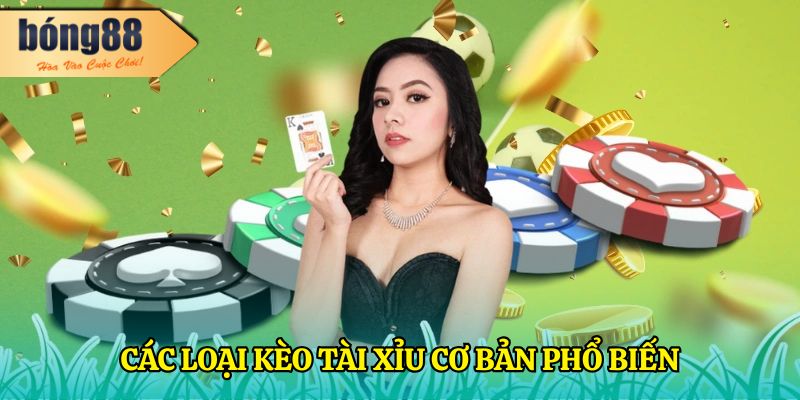 Các loại kèo tài xỉu cơ bản phổ biến