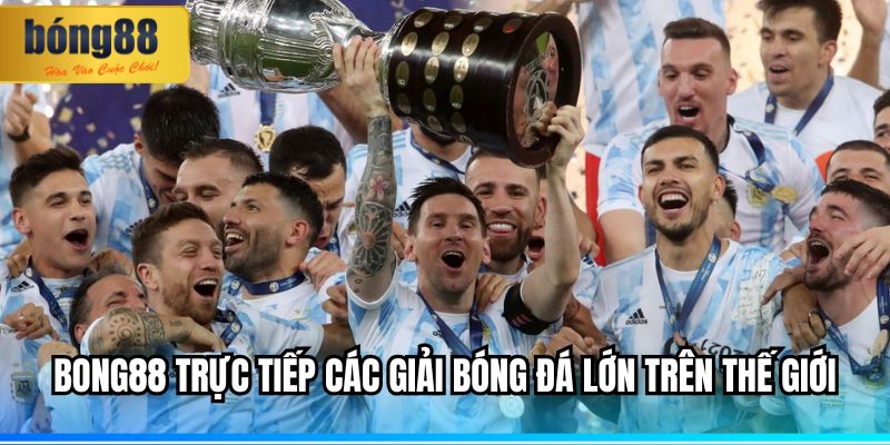 BONG88 trực tiếp các giải bóng đá lớn trên thế giới